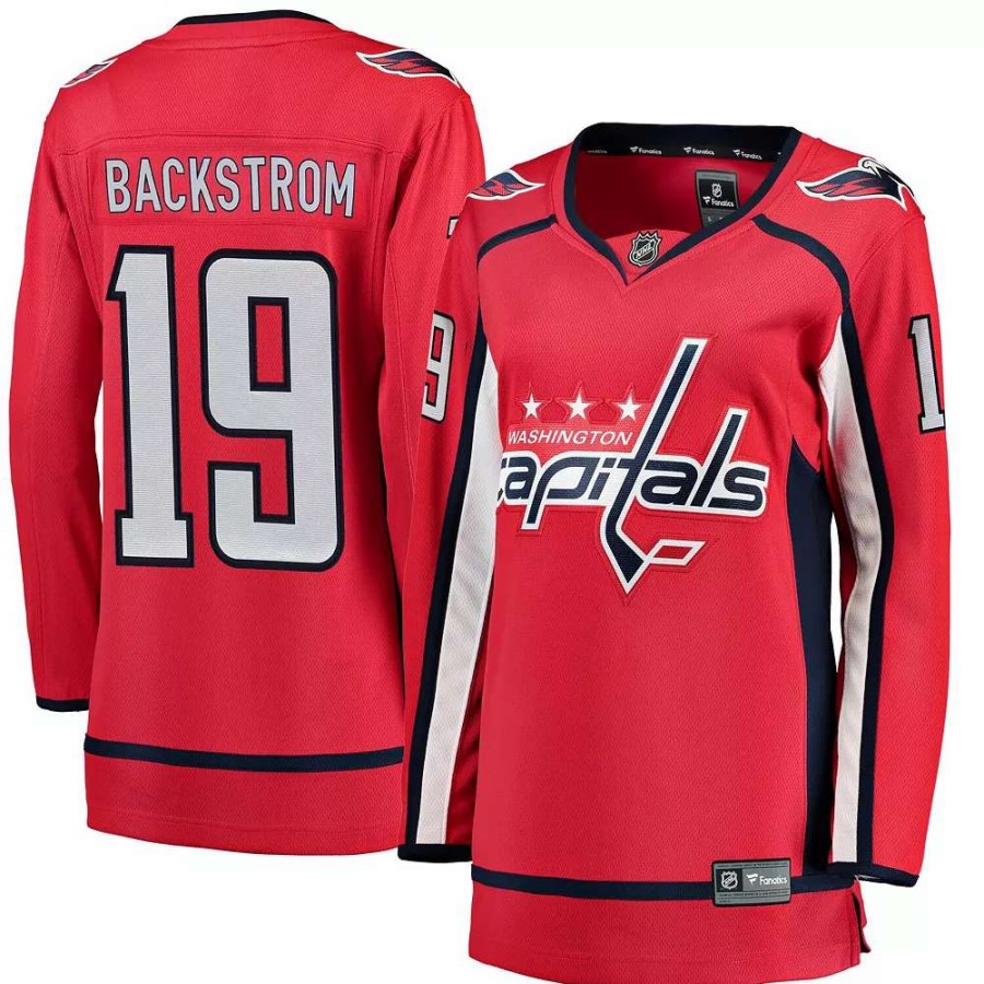 Tops * | Women'S Fanatics Branded Nicklas Backstrom Red Home Breakaway Player Jersey