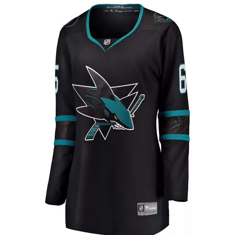 Tops * | Erik Karlsson San Jose Sharks Fanatics Branded Women'S Alternate Premier Breakaway Player Jersey Black