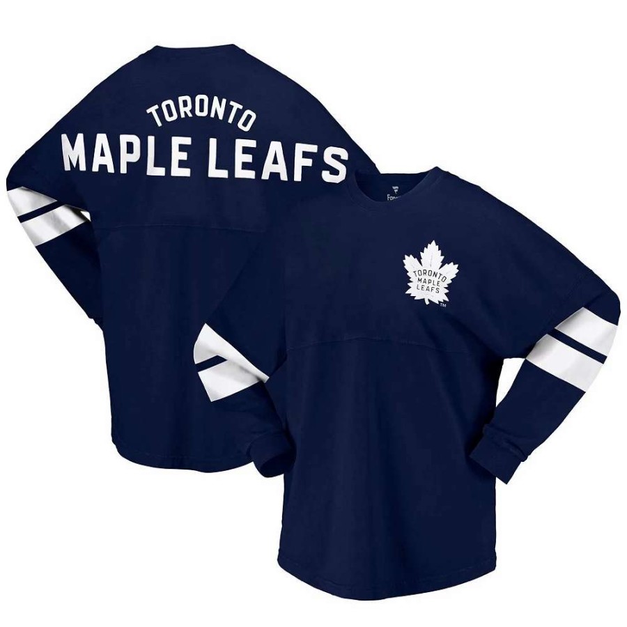 Tops * | Women'S Fanatics Branded Blue Toronto Maple Leafs Jersey Long Sleeve T-Shirt