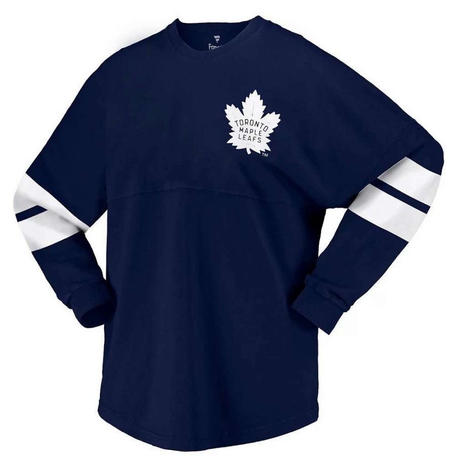 Tops * | Women'S Fanatics Branded Blue Toronto Maple Leafs Jersey Long Sleeve T-Shirt