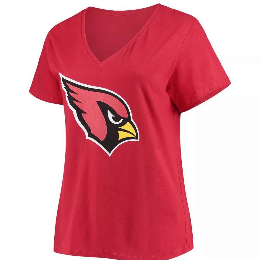 Tops * | Women'S Fanatics Branded Kyler Murray Cardinal Arizona Cardinals Plus Size Name & Number V-Neck T-Shirt