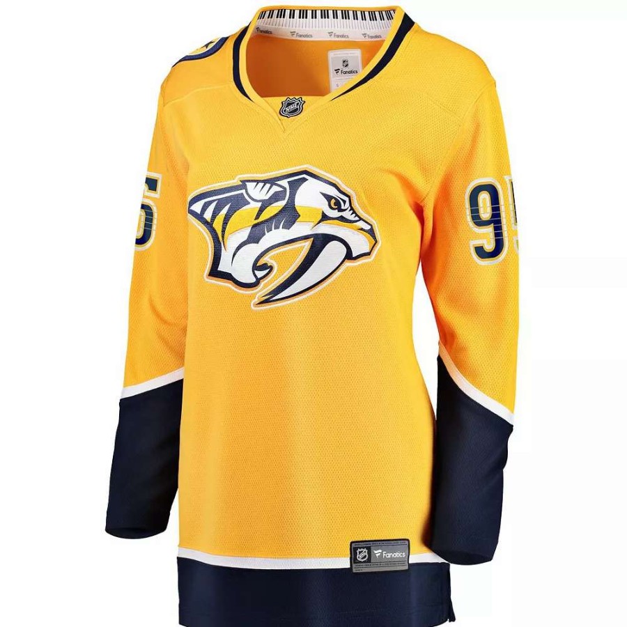 Tops * | Women'S Fanatics Branded Matt Duchene Gold Nashville Predators Home Premier Breakaway Player Jersey