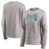 Tops * | Women'S Fanatics Branded Heathered Gray Seattle Kraken Fan Favorite Script Pullover Sweatshirt