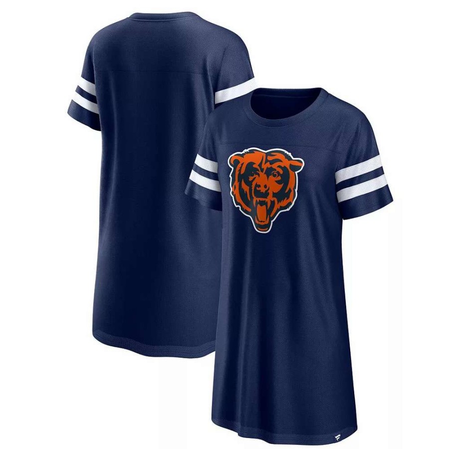 Dresses * | Women'S Fanatics Branded Navy Chicago Bears Victory On Dress