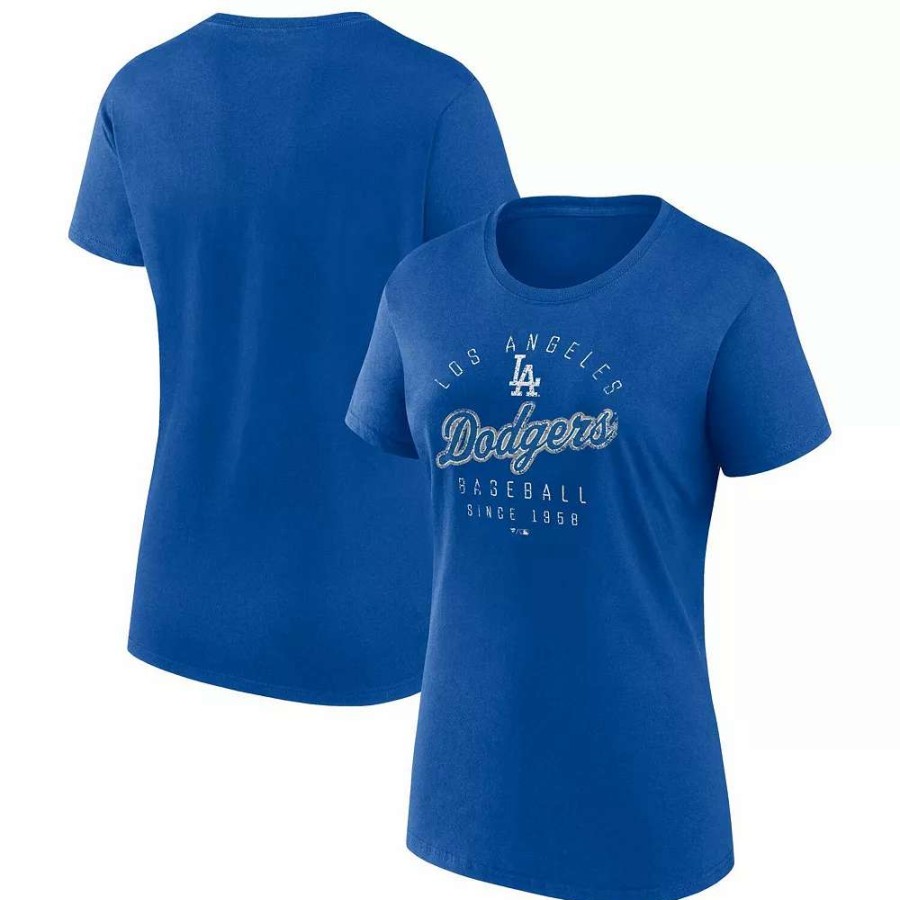 Tops * | Women'S Fanatics Branded Royal Los Angeles Dodgers Team Arrival T-Shirt