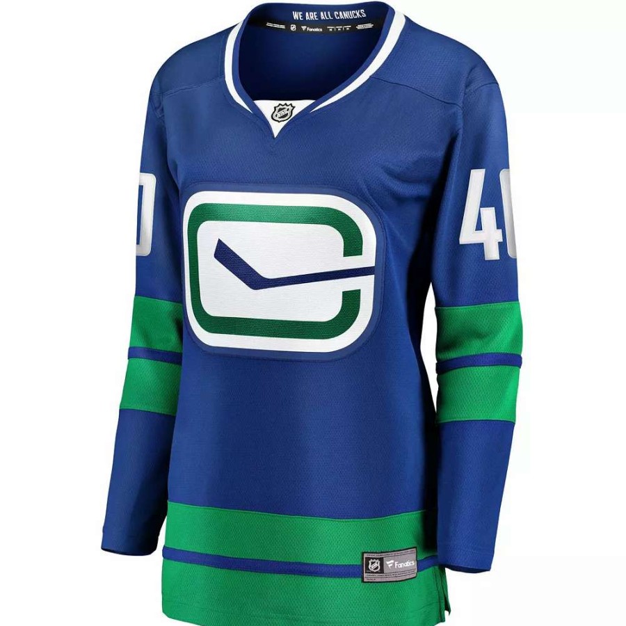 Tops * | Women'S Fanatics Branded Elias Pettersson Royal Vancouver Canucks 2019/20 Alternate Premier Breakaway Player Jersey