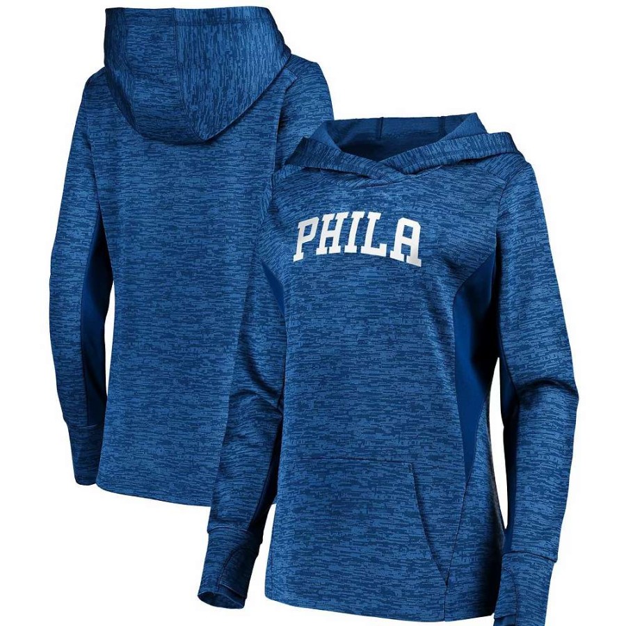 Tops * | Women'S Fanatics Branded Royal Philadelphia 76Ers Showtime Done Better Pullover Hoodie