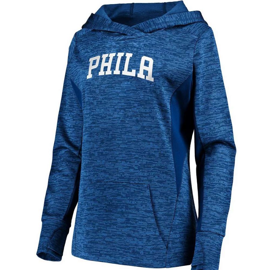 Tops * | Women'S Fanatics Branded Royal Philadelphia 76Ers Showtime Done Better Pullover Hoodie