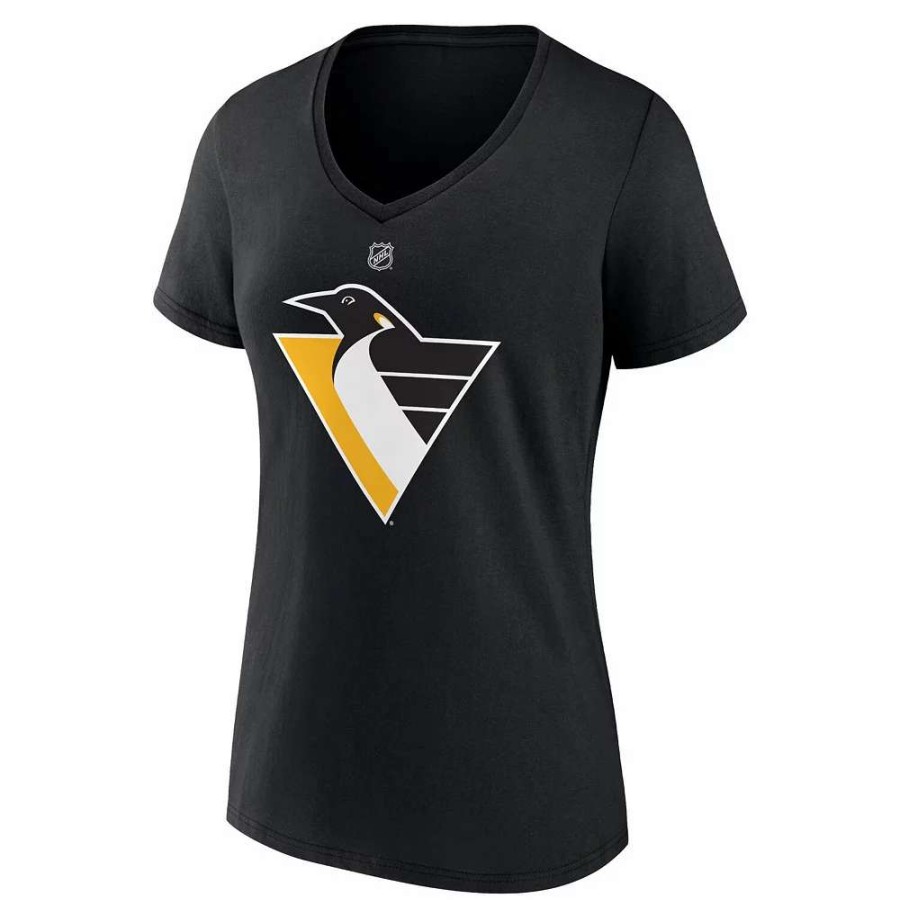 Tops * | Women'S Fanatics Branded Evgeni Malkin Black Pittsburgh Penguins Special Edition 2.0 Name & Number V-Neck T-Shirt