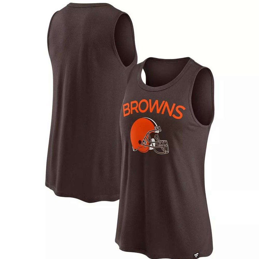 Tops * | Women'S Fanatics Branded Brown Cleveland Browns Root For Tank Top