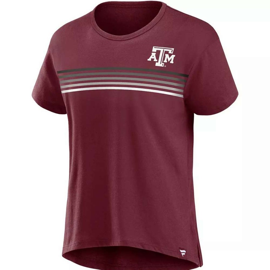 Tops * | Women'S Fanatics Branded Maroon Texas A&M Aggies Tie Breaker T-Shirt