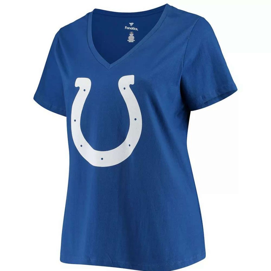 Tops * | Women'S Fanatics Branded Quenton Nelson Royal Indianapolis Colts Plus Size Name & Number V-Neck T-Shirt