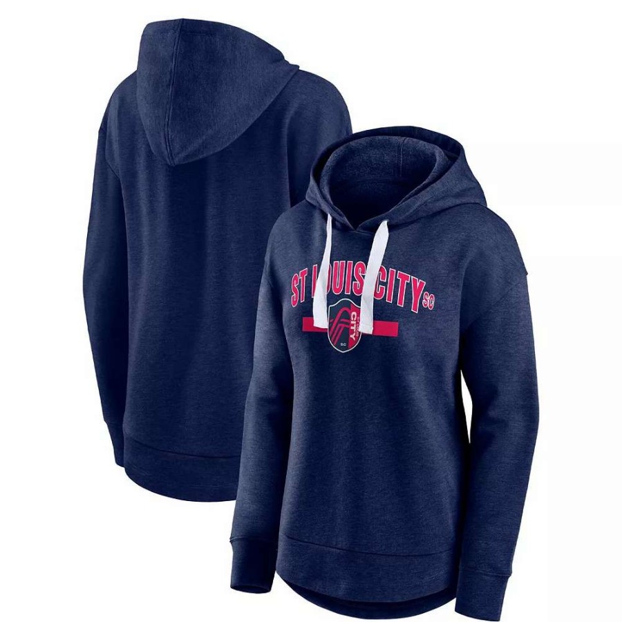 Tops * | Women'S Fanatics Branded Navy St. Louis City Sc Lineup Pullover Hoodie