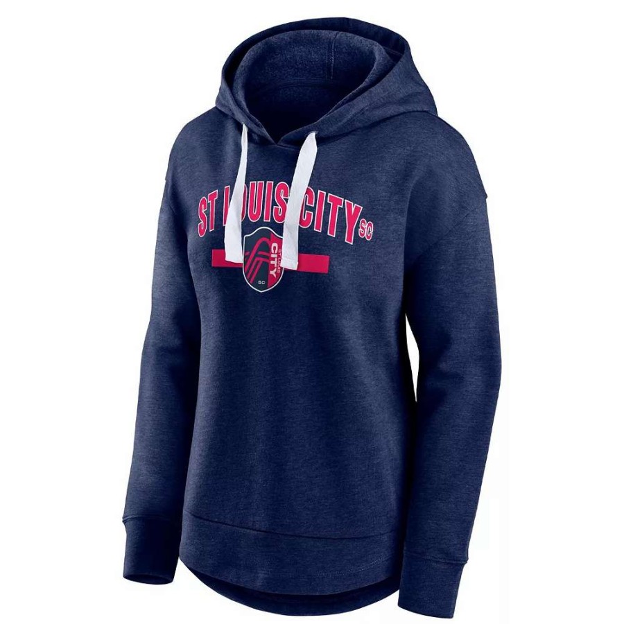 Tops * | Women'S Fanatics Branded Navy St. Louis City Sc Lineup Pullover Hoodie