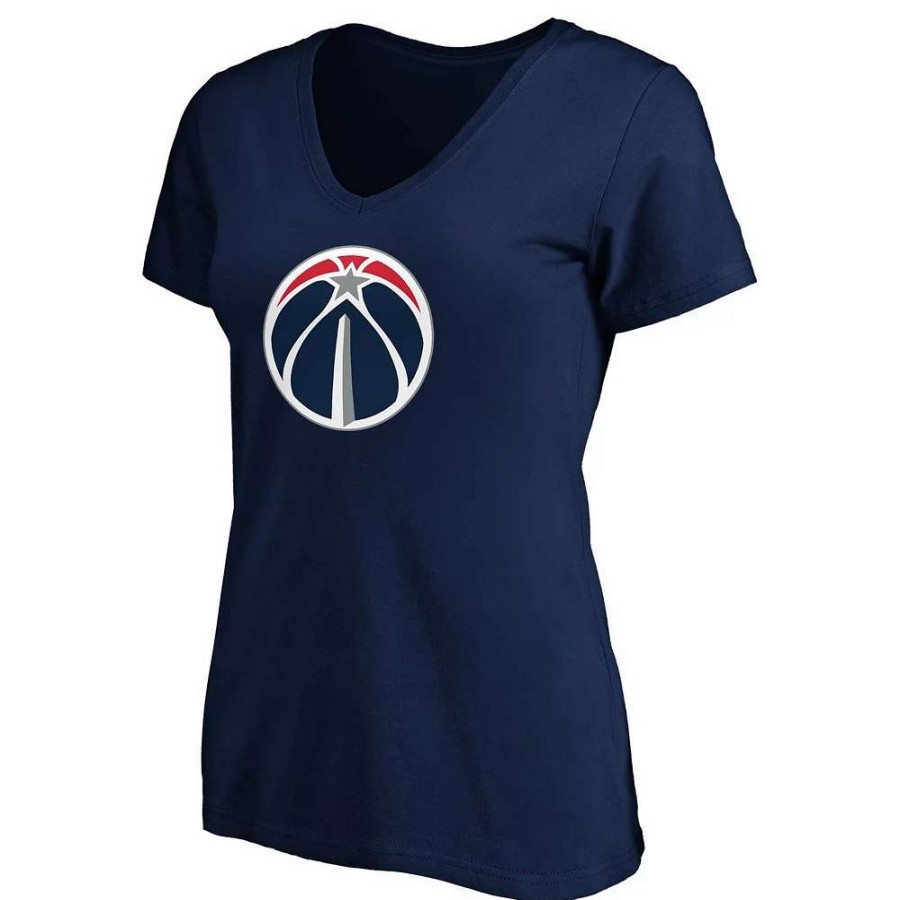 Tops * | Women'S Fanatics Branded Navy/Red Washington Wizards V-Neck T-Shirt Combo Pack