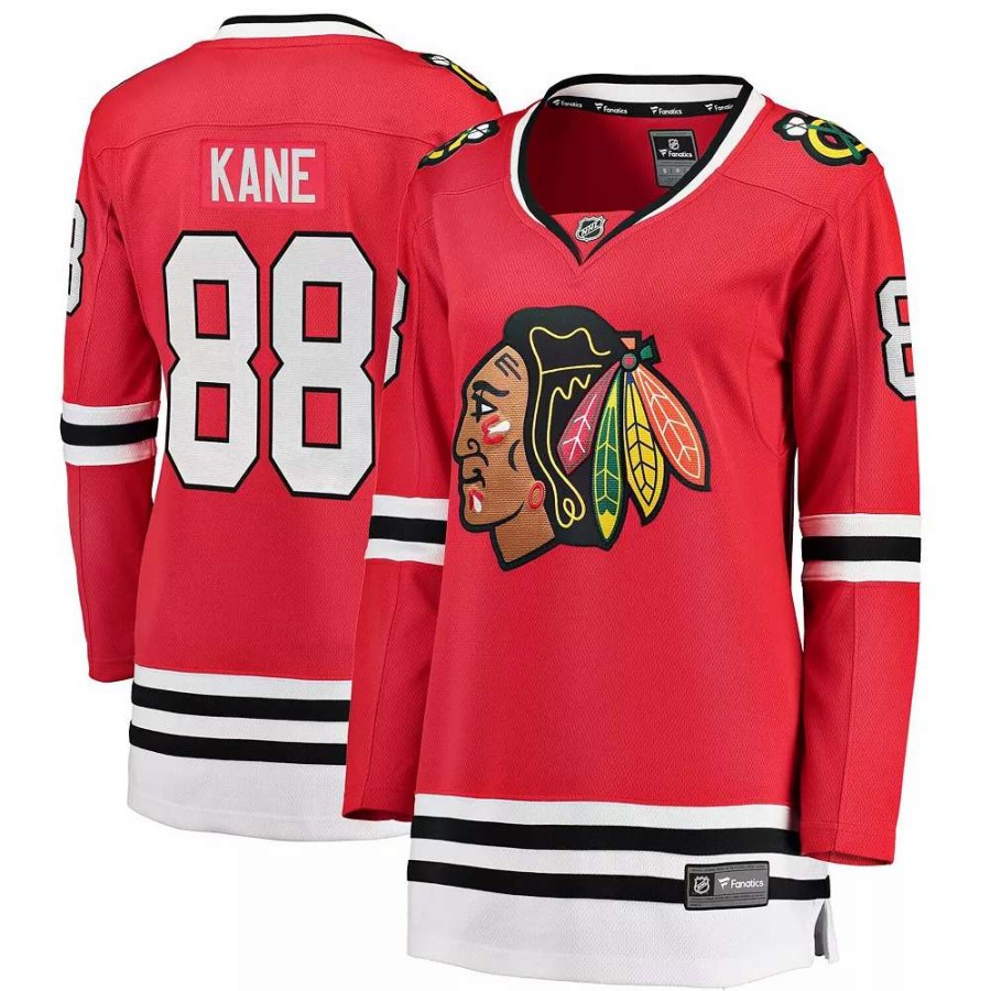 Tops * | Women'S Fanatics Branded Patrick Kane Red Chicago Blackhawks Home Breakaway Player Jersey