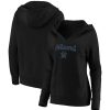 Tops * | Women'S Fanatics Branded Black Miami Marlins Core Team Lockup V-Neck Pullover Hoodie