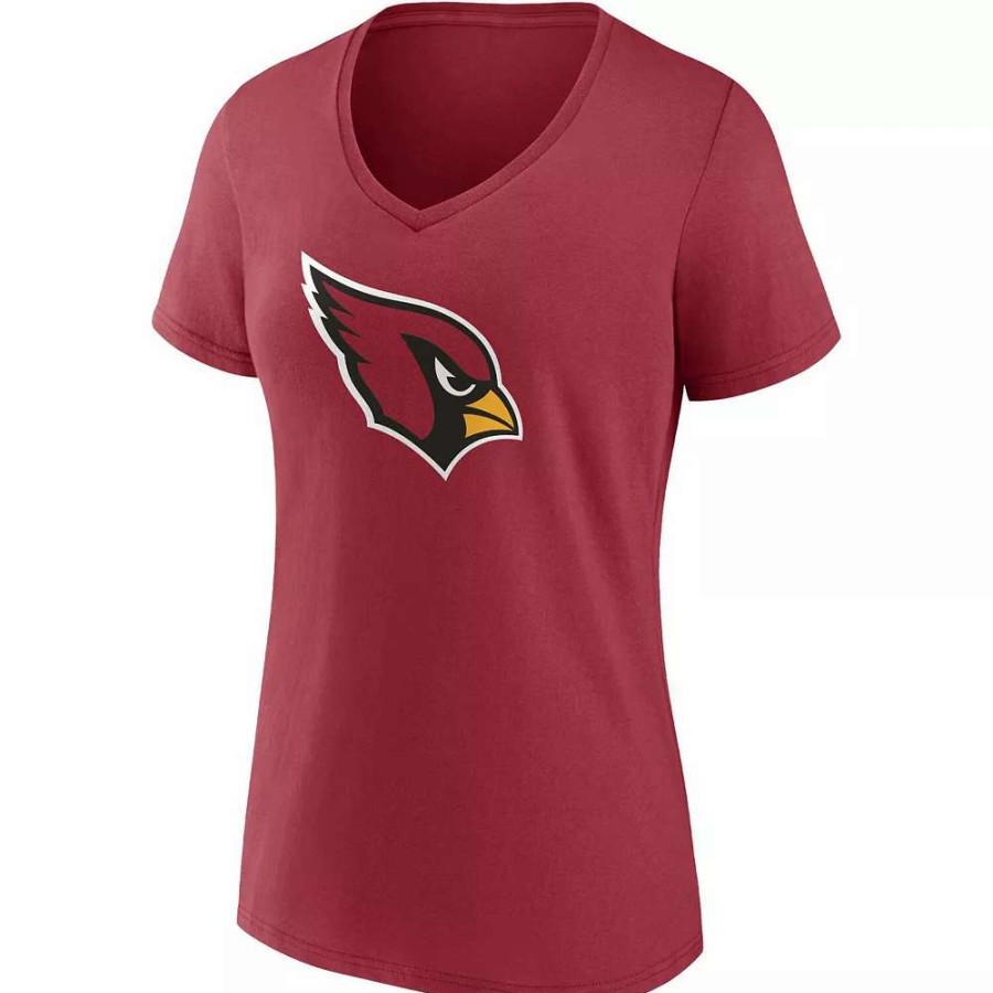 Tops * | Women'S Fanatics Branded Deandre Hopkins Cardinal Arizona Cardinals Player Icon Name & Number V-Neck T-Shirt