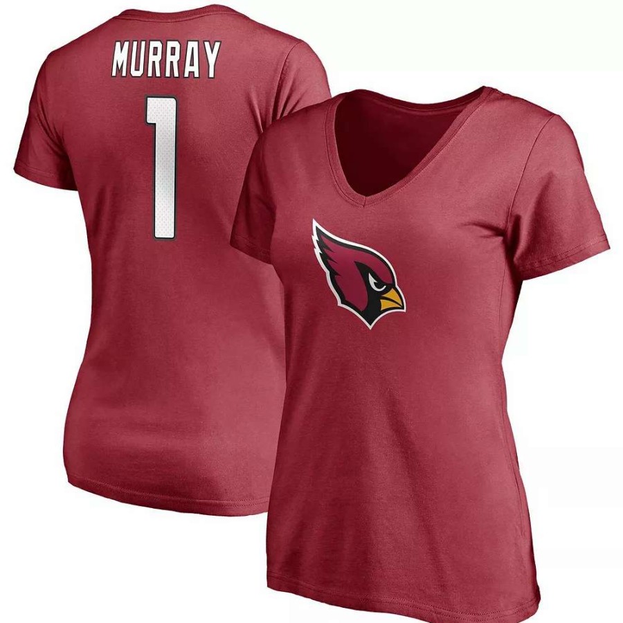 Tops * | Women'S Fanatics Branded Kyler Murray Cardinal Arizona Cardinals Player Icon Name & Number V-Neck T-Shirt