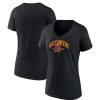 Tops * | Women'S Fanatics Branded Black Tampa Bay Buccaneers Plus Size Drop Back V-Neck T-Shirt