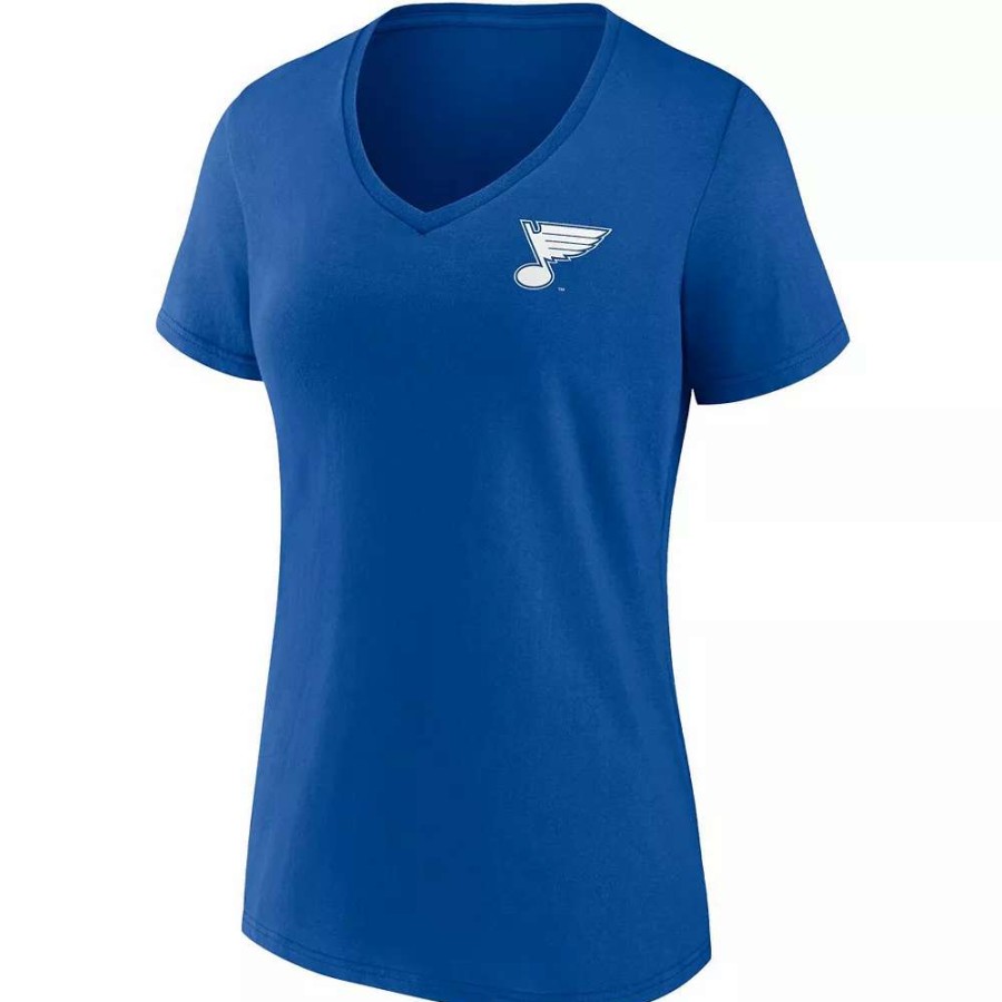 Tops * | Women'S Fanatics Branded Blue St. Louis Blues Team Mother'S Day V-Neck T-Shirt