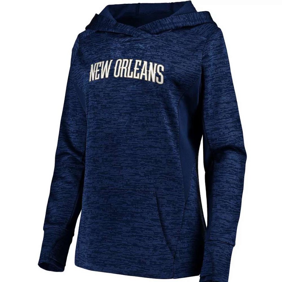 Tops * | Women'S Fanatics Branded Navy New Orleans Pelicans Showtime Done Better Pullover Hoodie