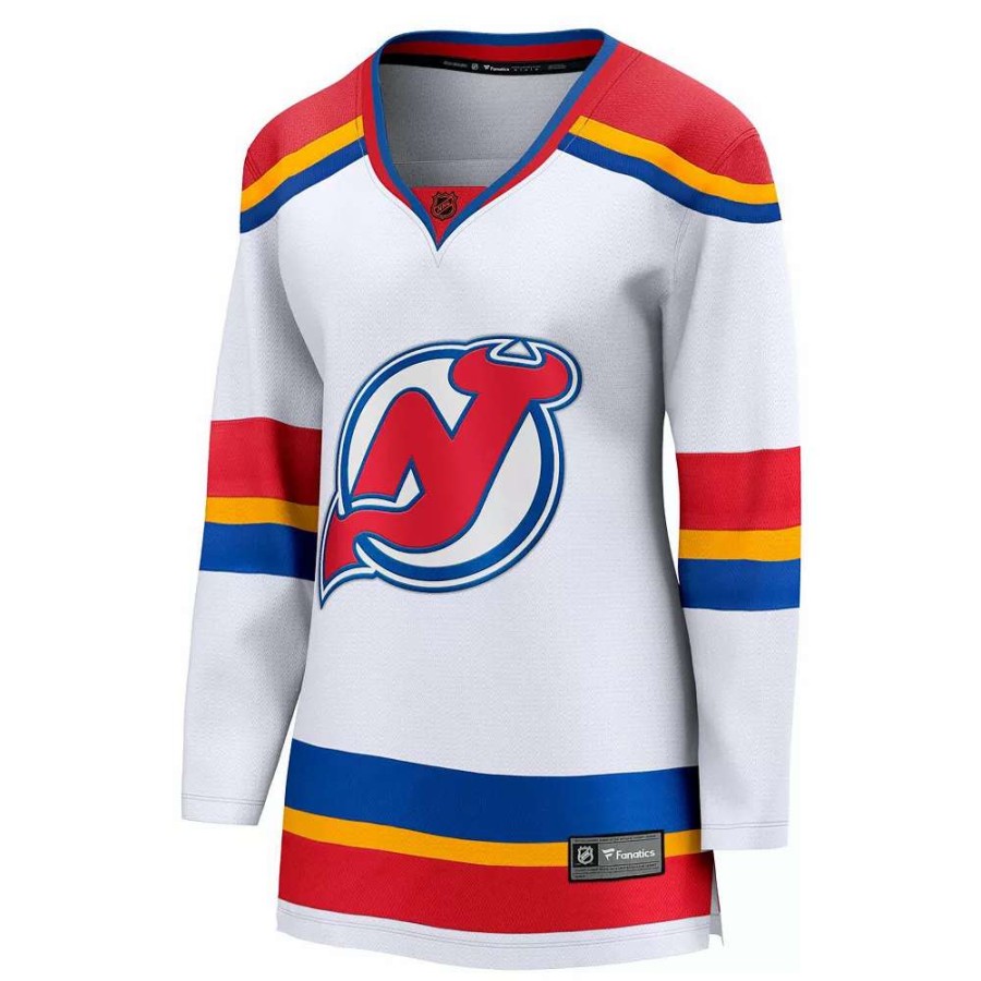 Tops * | Women'S Fanatics Branded White New Jersey Devils Special Edition 2.0 Breakaway Blank Jersey