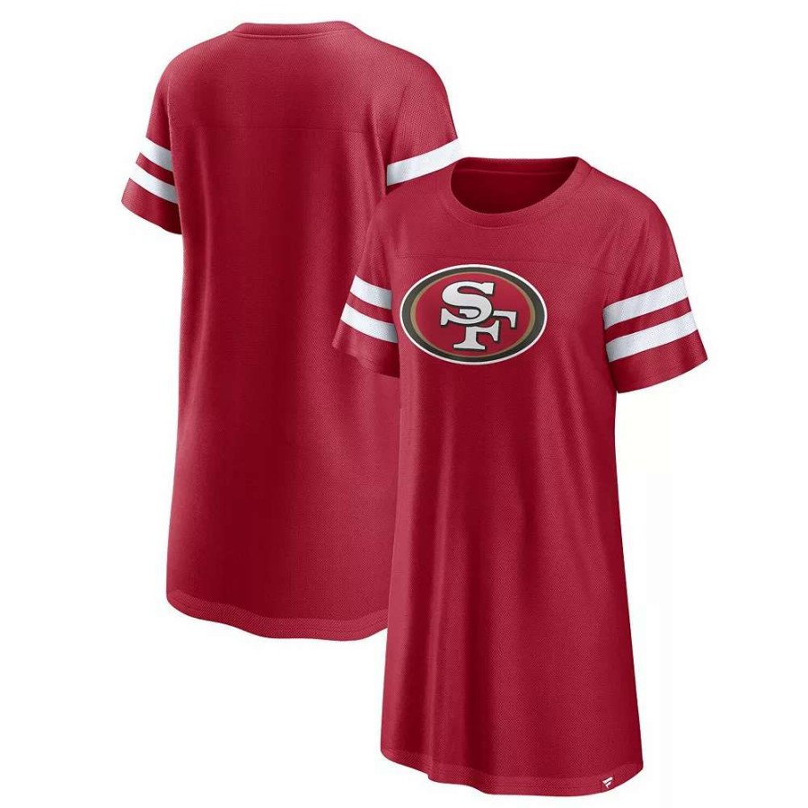 Dresses * | Women'S Fanatics Branded Scarlet/White San Francisco 49Ers Victory On Dress