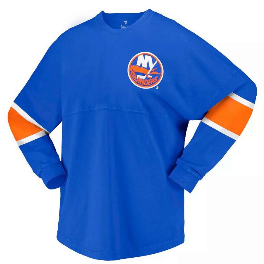 Tops * | Women'S Fanatics Branded Royal New York Islanders Jersey Long Sleeve T-Shirt