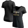 Tops * | Women'S Fanatics Branded Black Pittsburgh Pirates Compulsion To Win V-Neck T-Shirt