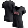 Tops * | Women'S Fanatics Branded Black Ottawa Senators Plus Size Mascot In Bounds V-Neck T-Shirt