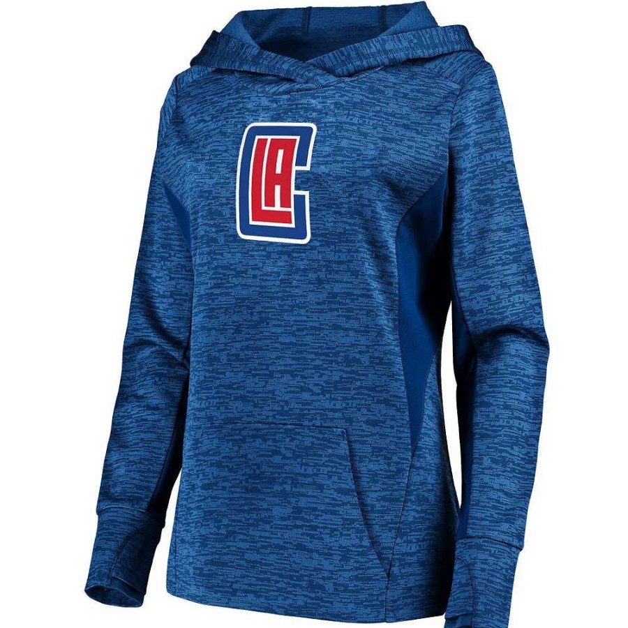 Tops * | Women'S Fanatics Branded Royal La Clippers Showtime Done Better Pullover Hoodie