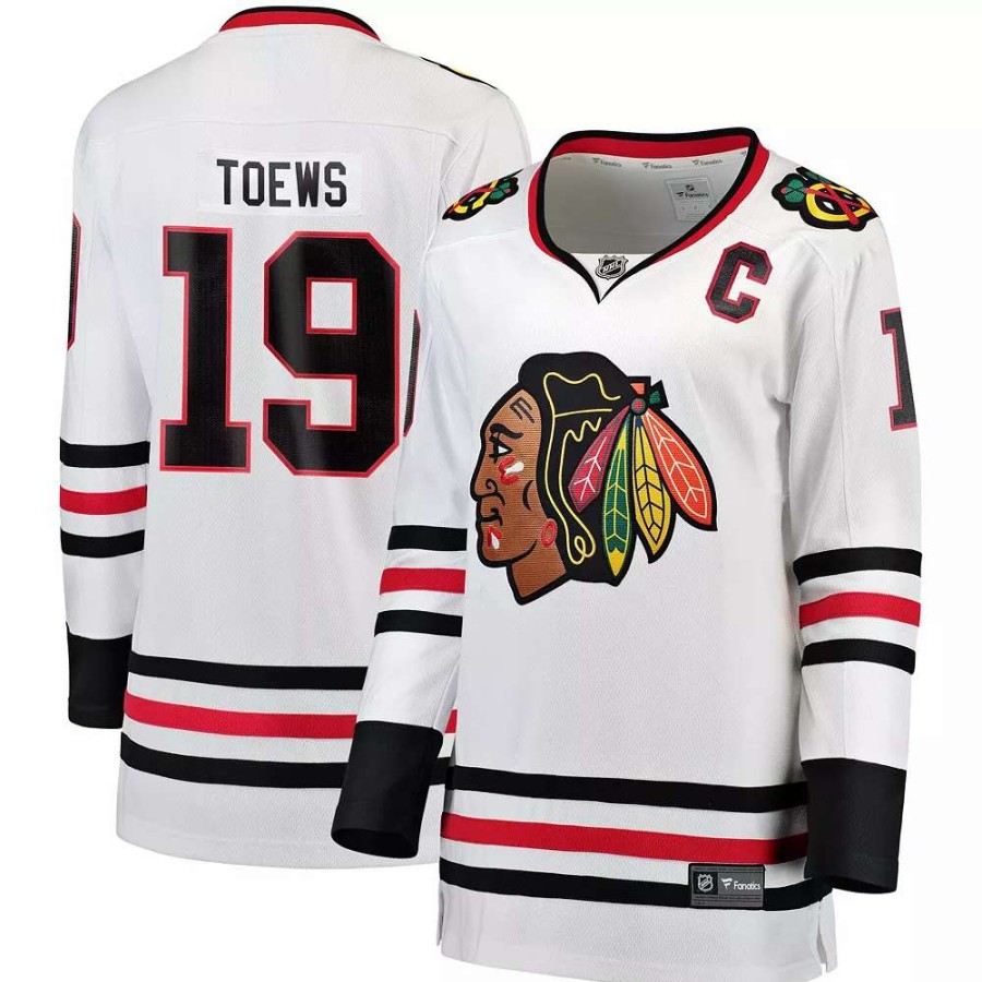 Tops * | Women'S Fanatics Branded Jonathan Toews White Chicago Blackhawks Breakaway Player Jersey