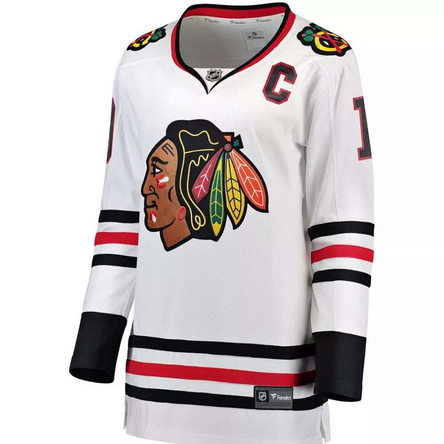 Tops * | Women'S Fanatics Branded Jonathan Toews White Chicago Blackhawks Breakaway Player Jersey