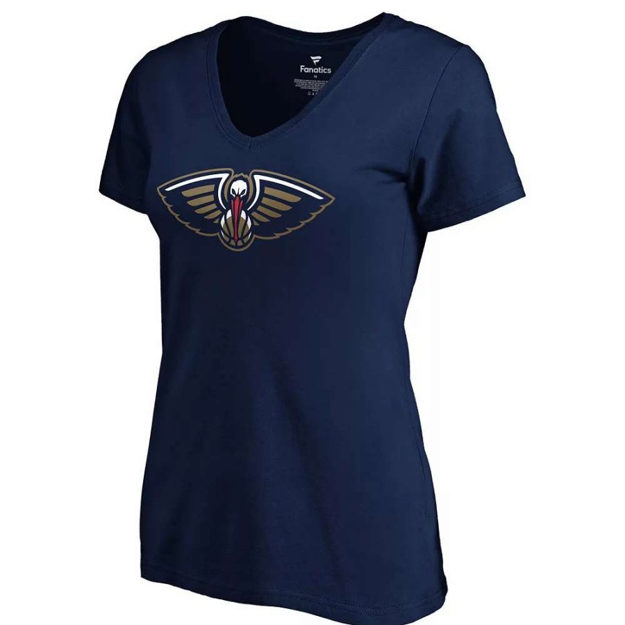 Tops * | Women'S Fanatics Branded Zion Williamson Navy New Orleans Pelicans 2019 Nba Draft Playmaker Name & Number V-Neck T-Shirt