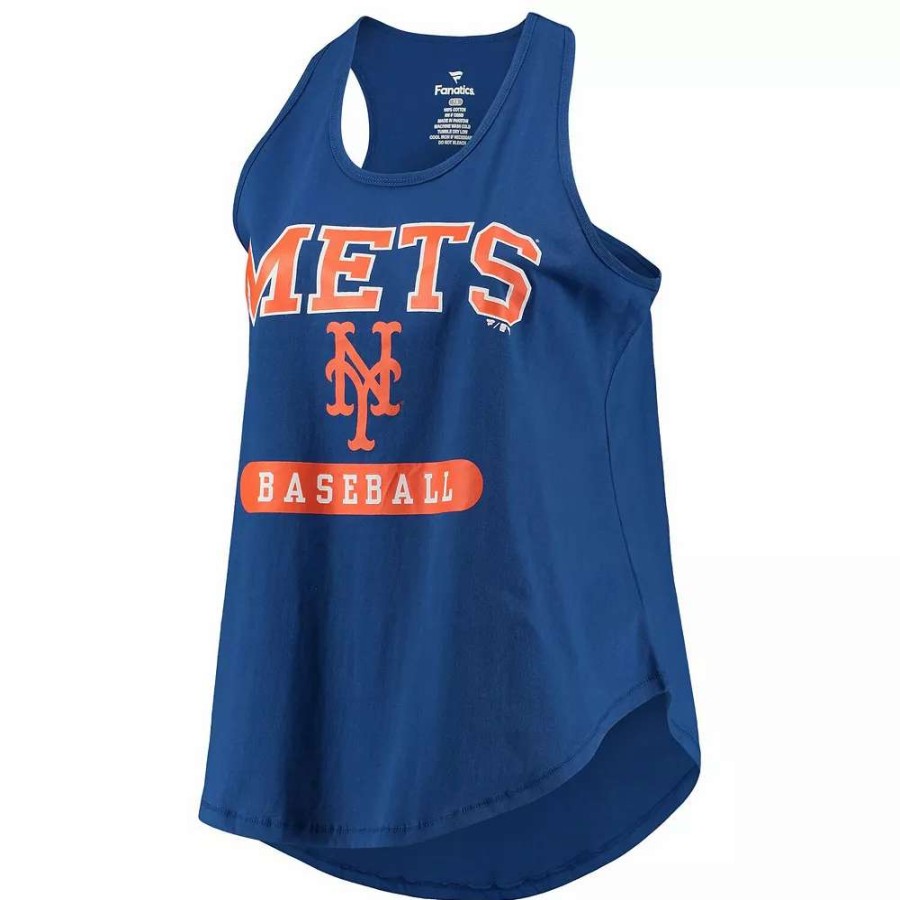 Tops * | Women'S Fanatics Branded Pete Alonso Royal New York Mets Plus Size Name & Number Tank Top