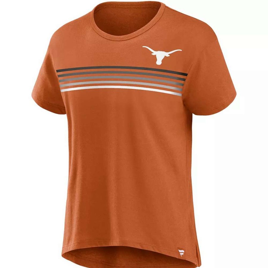 Tops * | Women'S Fanatics Branded Texas Orange Texas Longhorns Tie Breaker T-Shirt