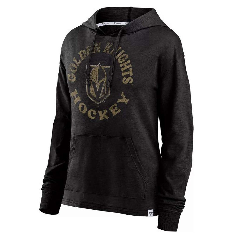 Tops * | Women'S Fanatics Branded Black Vegas Golden Knights Special Edition 2.0 Lightweight Pullover Hoodie